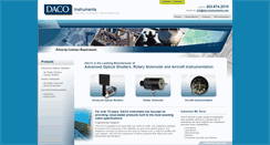 Desktop Screenshot of dacoinstruments.com